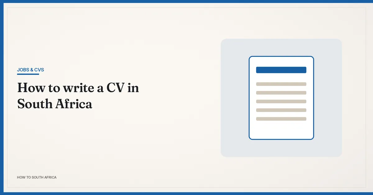 How to write a CV (2026 format)