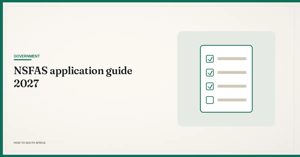 NSFAS application guide 2027