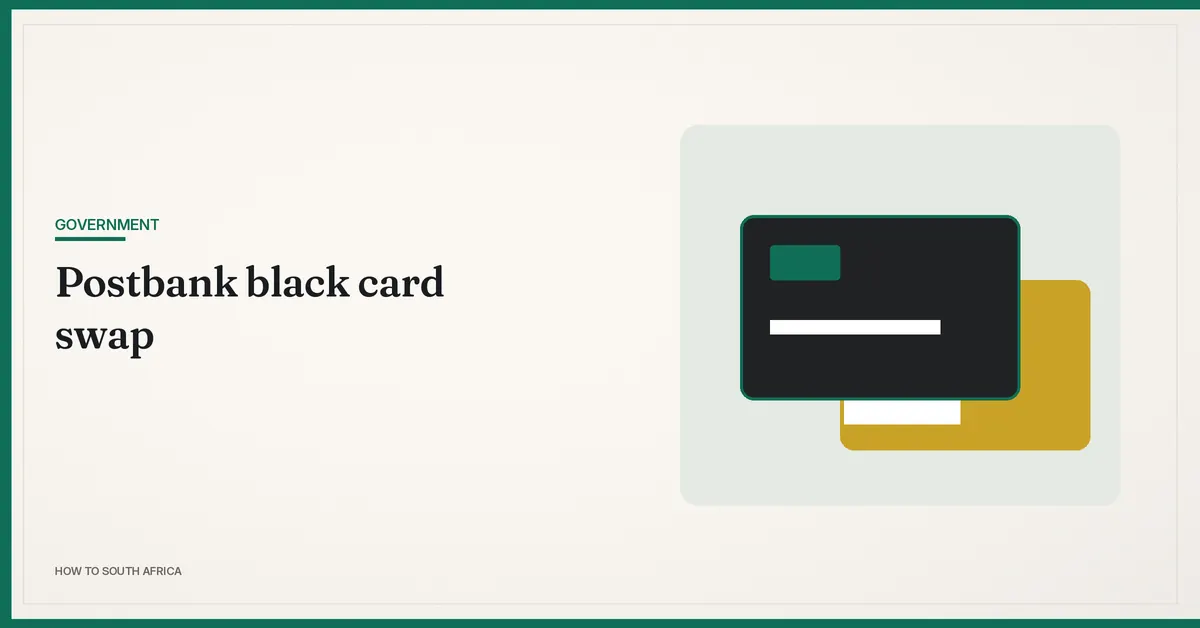 Postbank black card swap