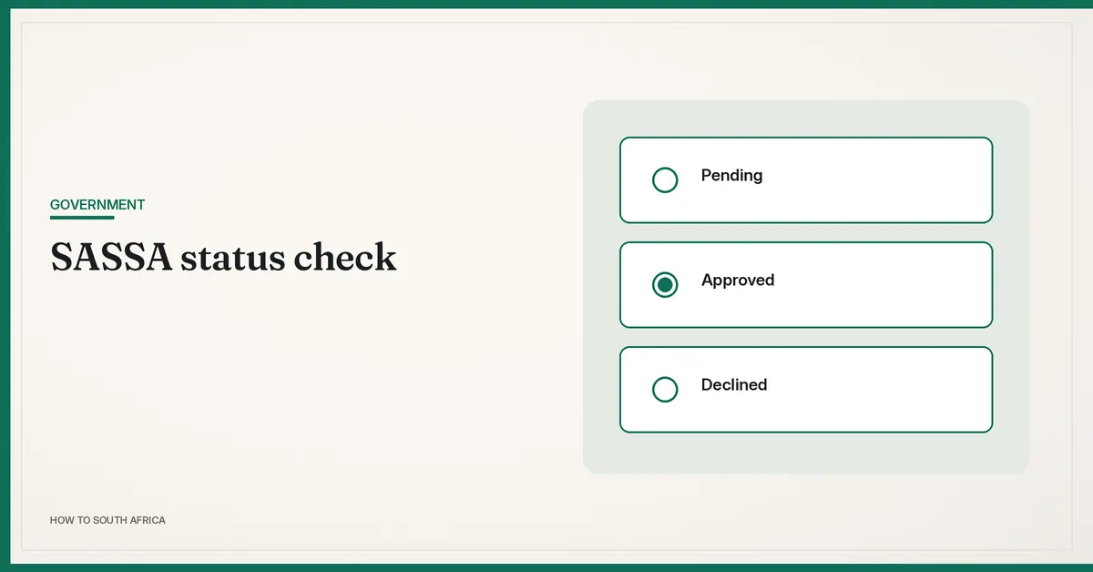 SASSA status check — official ways